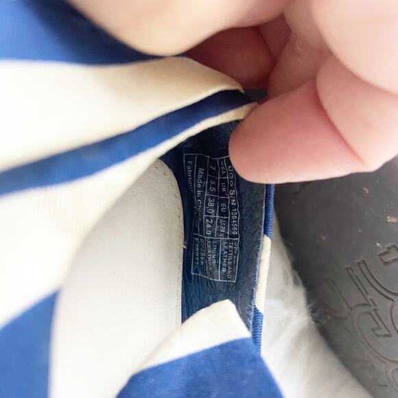 Ugg 7 Womens Blue White Striped Lucianna Strap Espadrille Wedge Sandals - Picture 10 of 11